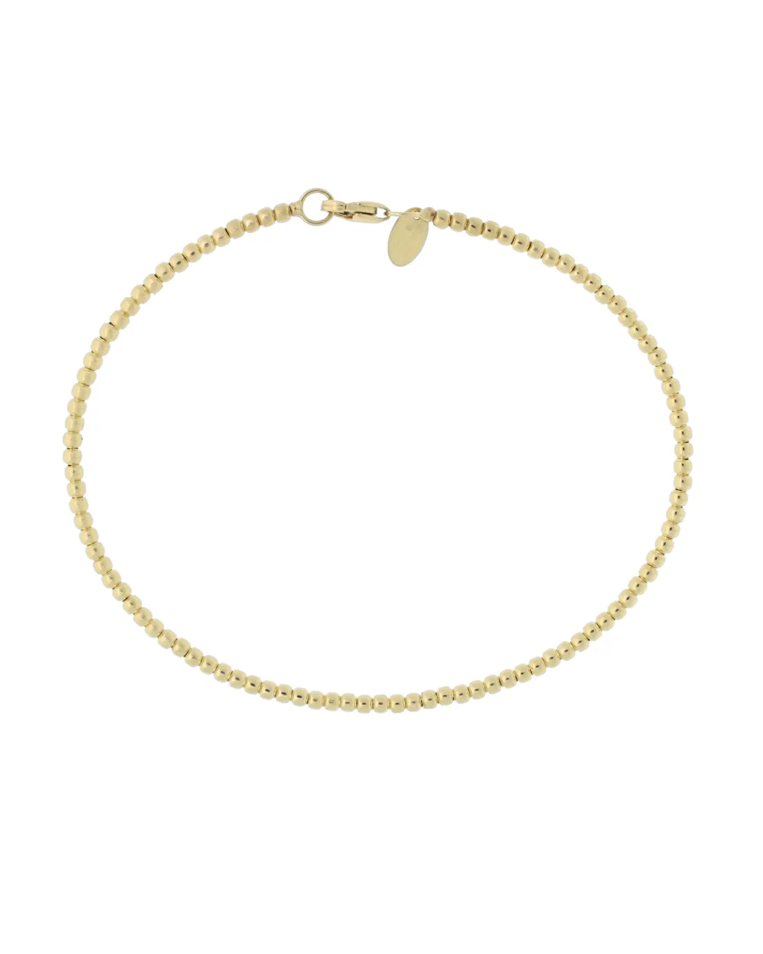 9CT Y/G BALL BANGLE 2.00m/18cm